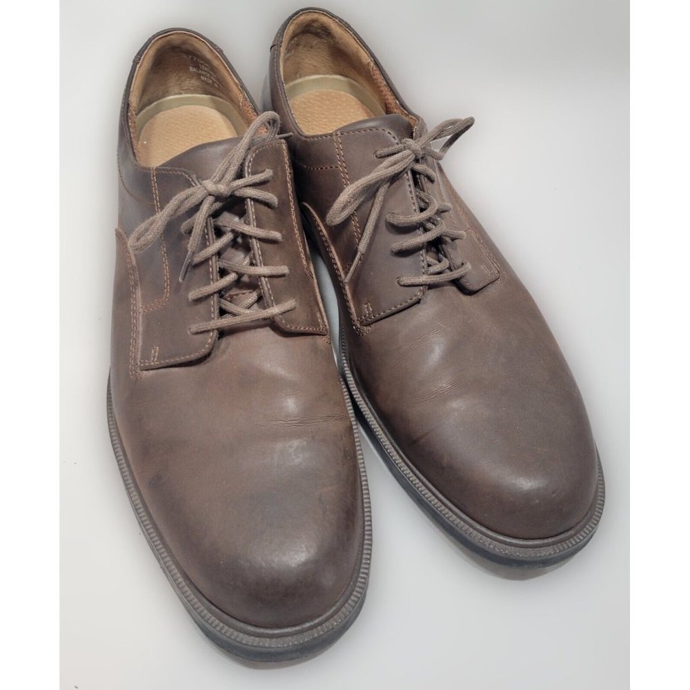 David Taylor Tan and Brown Business Oxford Men's Dress Shoes US Size 12D